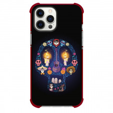 Coco Phone Case For iPhone and Samsung Galaxy Devices - Characters Skull Art Black Background