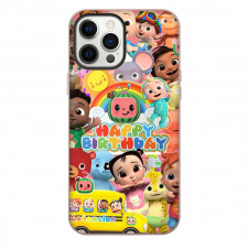 Cocomelon Lane Phone Case For iPhone Samsung Galaxy Pixel OnePlus Vivo Xiaomi Asus Sony Motorola Nokia - Characters Happy Birthday Collage Poster
