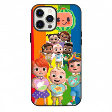 Cocomelon Lane Phone Case For iPhone Samsung Galaxy Pixel OnePlus Vivo Xiaomi Asus Sony Motorola Nokia - Characters Happy Portrait Poster Rainbow Collage