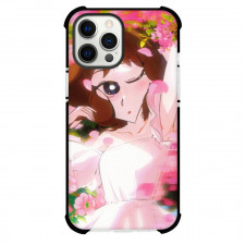 Crayon Shin-chan Misae Nohara Phone Case For iPhone Samsung Galaxy Pixel OnePlus Vivo Xiaomi Asus Sony Motorola Nokia - Misae Nohara Laying in Flowers