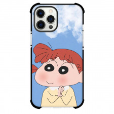 Crayon Shin-chan Nene Sakurad Phone Case For iPhone Samsung Galaxy Pixel OnePlus Vivo Xiaomi Asus Sony Motorola Nokia - Nene Sakurada Praying Clouds Background
