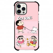 Crayon Shin-chan Phone Case For iPhone Samsung Galaxy Pixel OnePlus Vivo Xiaomi Asus Sony Motorola Nokia - Crayon Shin-chan Walking the Dog