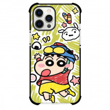 Crayon Shin-chan Phone Case For iPhone Samsung Galaxy Pixel OnePlus Vivo Xiaomi Asus Sony Motorola Nokia - Crayon Shin-chan Wearing Helmet