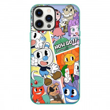 Cuphead Phone Case For iPhone Samsung Galaxy Pixel OnePlus Vivo Xiaomi Asus Sony Motorola Nokia - Cuphead Characters Comic Style Collage