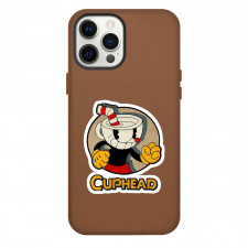 Cuphead Phone Case For iPhone Samsung Galaxy Pixel OnePlus Vivo Xiaomi Asus Sony Motorola Nokia - Cuphead Grin Portrait Sticker