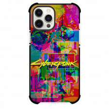 Cyberpunk 2077 Phone Case For iPhone and Samsung Galaxy Devices - Cyberpunk 2077 Logo On Anime Art