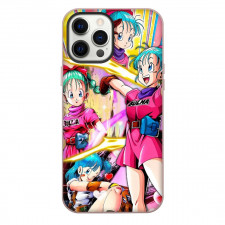 Dragon Ball Z Bulma Phone Case For iPhone Samsung Galaxy Pixel OnePlus Vivo Xiaomi Asus Sony Motorola Nokia - Bulma Happy Power Portrait Collage