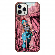 Dragon Ball Z Bulma Phone Case For iPhone Samsung Galaxy Pixel OnePlus Vivo Xiaomi Asus Sony Motorola Nokia - Bulma Hiking Through Canyon Portrait