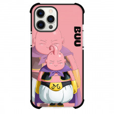 Dragon Ball Daima Majin Buu Phone Case For iPhone Samsung Galaxy Pixel OnePlus Vivo Xiaomi Asus Sony Motorola Nokia - Majin Buu Standing Illustration Art On Pink Background