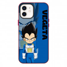 Dragon Ball Daima Vegeta Phone Case For iPhone Samsung Galaxy Pixel OnePlus Vivo Xiaomi Asus Sony Motorola Nokia - Vegeta Standing Illustration Art On Blue Background
