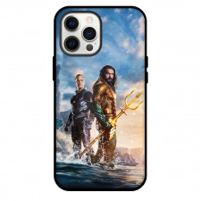 DC Aquaman Phone Case For iPhone and Samsung Galaxy Devices - Aquaman And The Lost Kingdom King Orm And Aquaman Standing On Ocean