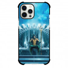 DC Aquaman Phone Case For iPhone and Samsung Galaxy Devices - Aquaman And The Lost Kingdom Aquaman Sitting On the Throne