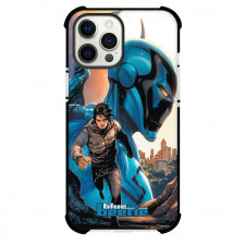 Blue Beetle Jaime Reyes Phone Case For iPhone And Samsung Galaxy Devices - Jaime Reyes Running Portrait Comic Art