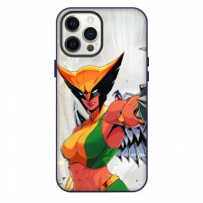 DC Hawk Girl Phone Case For iPhone Samsung Galaxy Pixel OnePlus Vivo Xiaomi Asus Sony Motorola Nokia - Attack Fierce Portrait