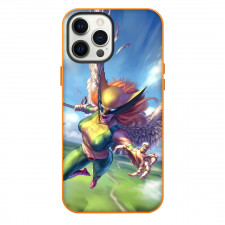 DC Hawk Girl Phone Case For iPhone Samsung Galaxy Pixel OnePlus Vivo Xiaomi Asus Sony Motorola Nokia - Flying Attack Fierce Portrait