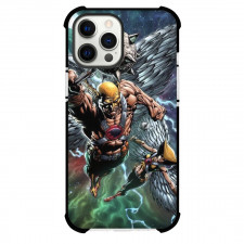 DC's Legends Of Tomorrow Hawkman Phone Case For iPhone and Samsung Galaxy Devices - Hawkman and Hawkgirl Illustration