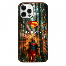 Supergirl Phone Case For iPhone Samsung Galaxy Pixel OnePlus Vivo Xiaomi Asus Sony Motorola Nokia - Supergirl Run Forest Portrait