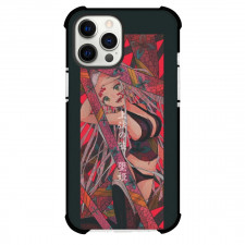 Demon Slayer Daki Phone Case For iPhone Samsung Galaxy Pixel OnePlus Vivo Xiaomi Asus Sony Motorola Nokia - Daki Happy Abstact and Flowers Background
