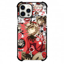 Demon Slayer Doma Phone Case For iPhone Samsung Galaxy Pixel OnePlus Vivo Xiaomi Asus Sony Motorola Nokia - Doma Collage Art Roses and Stars