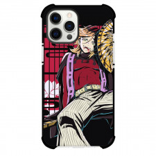 Demon Slayer Doma Phone Case For iPhone Samsung Galaxy Pixel OnePlus Vivo Xiaomi Asus Sony Motorola Nokia - Doma Sitting using Fan