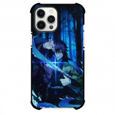 Demon Slayer Giyu Tomioka Phone Case For iPhone Samsung Galaxy Pixel OnePlus Vivo Xiaomi Asus Sony Motorola Nokia - Giyu Tomioka Drawing Sword and Water