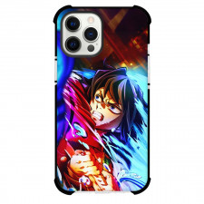Demon Slayer Kimetsu No Yaiba Giyu Tomioka Phone Case For iPhone Samsung Galaxy Pixel OnePlus Vivo Xiaomi Asus Sony Motorola Nokia - Giyu Tomioka In An Action Posture Anime Art Poster