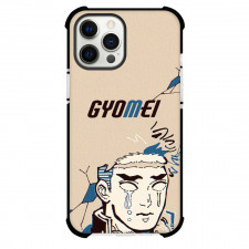 Demon Slayer Gyomei Himejima Phone Case For iPhone And Samsung Galaxy Devices - Gyomei Himejima Illustration On Beige Background