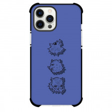 Demon Slayer Inosuke Hashibira Phone Case For iPhone And Samsung Galaxy Devices - Inosuke Hashibira Avatar On Purple Background