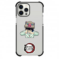 Demon Slayer Inosuke Hashibira Phone Case For iPhone And Samsung Galaxy Devices - Inosuke Hashibira Eating Sticker