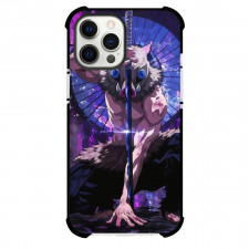 Demon Slayer Inosuke Hashibira Phone Case For iPhone Samsung Galaxy Pixel OnePlus Vivo Xiaomi Asus Sony Motorola Nokia - Inosuke Hashibira Kneeling Sword on the Ground