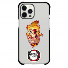 Demon Slayer Kyojuro Rengoku Phone Case For iPhone And Samsung Galaxy Devices - Kyojuro Rengoku Hurting Sticker
