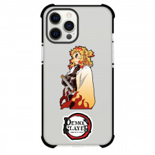 Demon Slayer Kyojuro Rengoku Phone Case For iPhone And Samsung Galaxy Devices - Kyojuro Rengoku Side Portrait Sticker