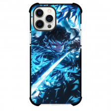 Demon Slayer Muichiro Tokito Phone Case For iPhone Samsung Galaxy Pixel OnePlus Vivo Xiaomi Asus Sony Motorola Nokia - Muichiro Tokito Fight Pose Light Background