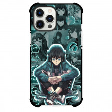 Demon Slayer Muichiro Tokito Phone Case For iPhone Samsung Galaxy Pixel OnePlus Vivo Xiaomi Asus Sony Motorola Nokia - Muichiro Tokito Indian Sit Collage Background