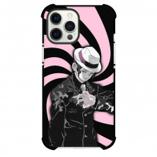 Demon Slayer Muzan Kibutsuji Phone Case For iPhone Samsung Galaxy Pixel OnePlus Vivo Xiaomi Asus Sony Motorola Nokia - Muzan Kibutsuji Spiral Background
