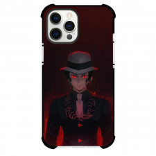 Demon Slayer Muzan Kibutsuji Phone Case For iPhone Samsung Galaxy Pixel OnePlus Vivo Xiaomi Asus Sony Motorola Nokia - Muzan Kibutsuji Standing Portrait Red Background