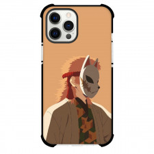 Demon Slayer Sabito Phone Case For iPhone And Samsung Galaxy Devices - Sabito Portrait Minimalist On Beige Background