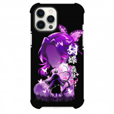 Demon Slayer Shinobu Kocho Phone Case For iPhone Samsung Galaxy Pixel OnePlus Vivo Xiaomi Asus Sony Motorola Nokia - Shinobu Kocho Back Minimalist Background