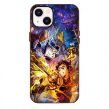 Demon Slayer Kimetsu No Yaiba Phone Case For iPhone Samsung Galaxy Pixel OnePlus Vivo Xiaomi Asus Sony Motorola Nokia - Demon Slayer Kimetsu No Yaiba Shinobu Kocho Vs Doma Anime Art Poster