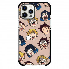 Demon Slayer Phone Case For iPhone And Samsung Galaxy Devices - Team Tanjiro Avatar Pattern Art