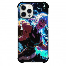 Demon Slayer Uzui Tengen Phone Case For iPhone Samsung Galaxy Pixel OnePlus Vivo Xiaomi Asus Sony Motorola Nokia - Uzui Tengen Screaming Blue Electricity Aura