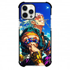 Demon Slayer Uzui Tengen Phone Case For iPhone Samsung Galaxy Pixel OnePlus Vivo Xiaomi Asus Sony Motorola Nokia - Uzui Tengen Smiling Closed Eyes