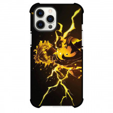 Demon Slayer Zenitsu Agatsuma Phone Case For iPhone Samsung Galaxy Pixel OnePlus Vivo Xiaomi Asus Sony Motorola Nokia - Zenitsu Agatsuma Electricity Minimalist Art