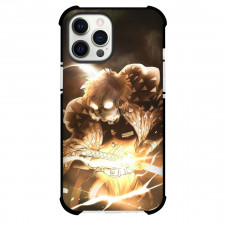 Demon Slayer Zenitsu Agatsuma Phone Case For iPhone Samsung Galaxy Pixel OnePlus Vivo Xiaomi Asus Sony Motorola Nokia - Zenitsu Agatsuma Glowing Eyes Grey Background
