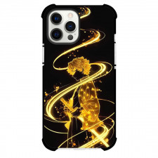 Demon Slayer Zenitsu Agatsuma Phone Case For iPhone Samsung Galaxy Pixel OnePlus Vivo Xiaomi Asus Sony Motorola Nokia - Zenitsu Agatsuma Swirling Aura Minimalist Art
