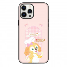Duffy And Friends CookieAnn Phone Case For iPhone and Samsung Galaxy Devices - CookieAnn Standing On Pink Background