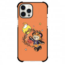 Duffy And Friends Duffy Phone Case For iPhone and Samsung Galaxy Devices - Duffy Halloween Poster Orange Background