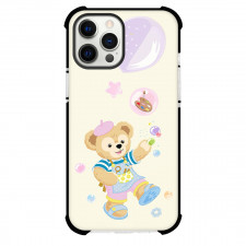 Duffy And Friends Duffy Phone Case For iPhone and Samsung Galaxy Devices - Duffy Painter Standing On Beige Background