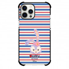 Duffy And Friends StellaLou Phone Case For iPhone and Samsung Galaxy Devices - StellaLou Avatar On Horizontal Stripe Background