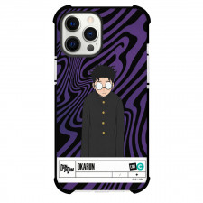 Dan Da Dan Okarun Phone Case For iPhone Samsung Galaxy Pixel OnePlus Vivo Xiaomi Asus Sony Motorola Nokia - Okarun Purple Wave Card Poster